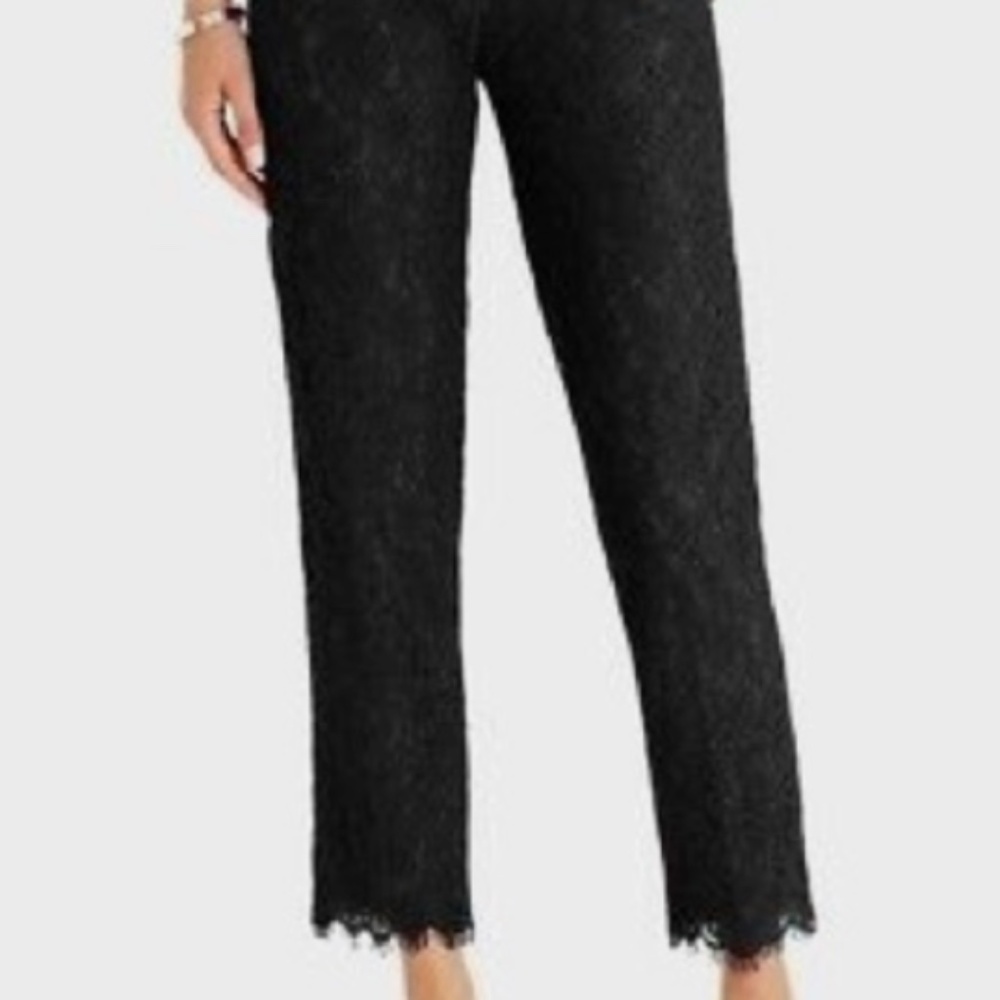 J Crew NAVY Easy Pull-up Lace Lined Dress Pants Navy $110 Size 6